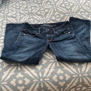 American eagle crop stretch jeans